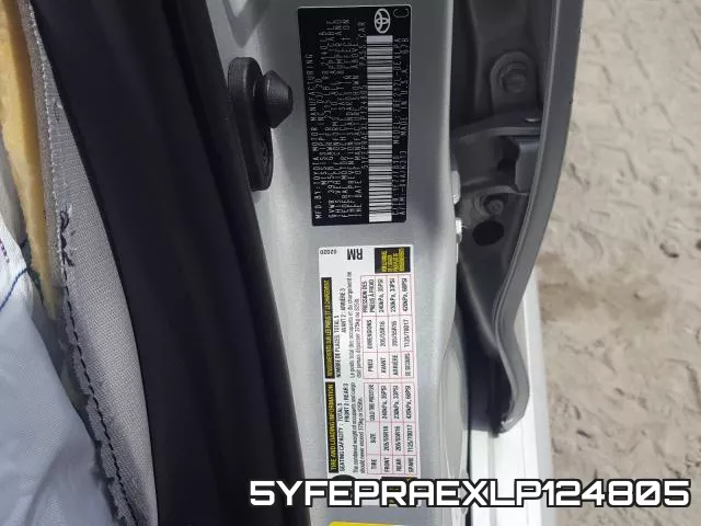 5YFEPRAEXLP124805 фото 2