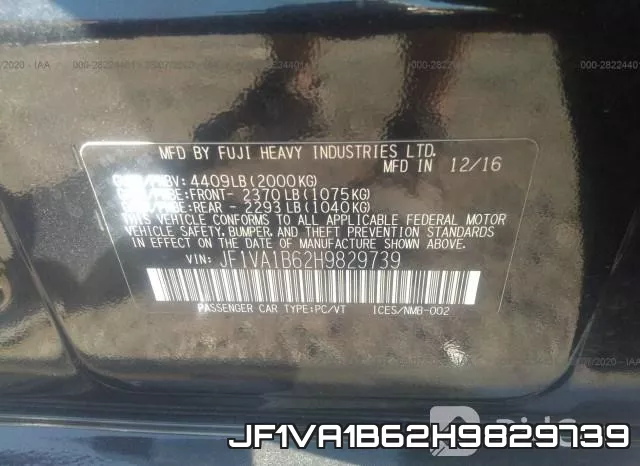 JF1VA1B62H9829739 фото 10