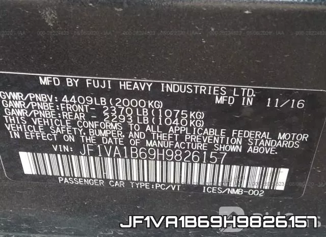 JF1VA1B69H9826157 фото 10