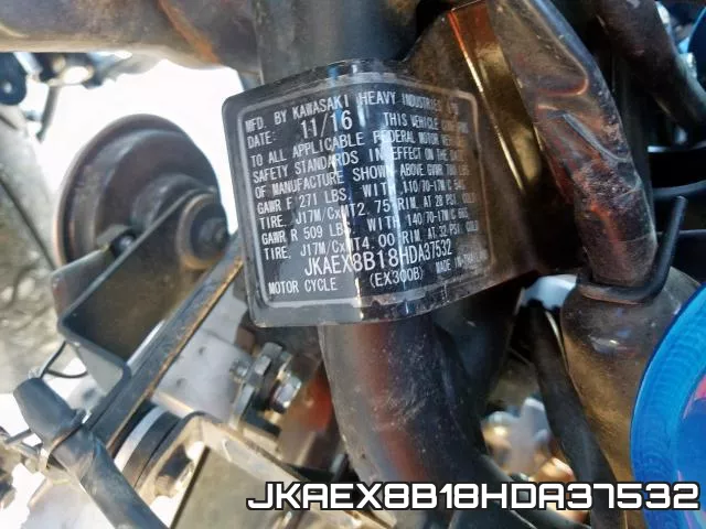 JKAEX8B18HDA37532 фото 2