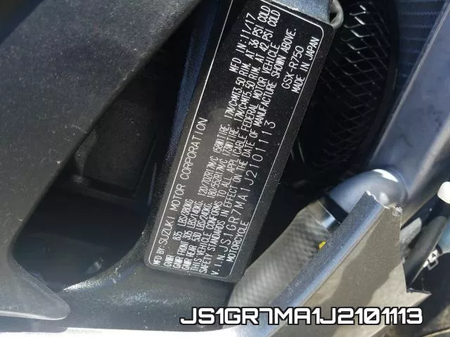 JS1GR7MA1J2101113 фото 2