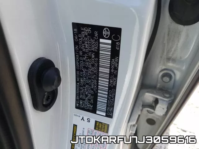 JTDKARFU7J3059616 фото 2