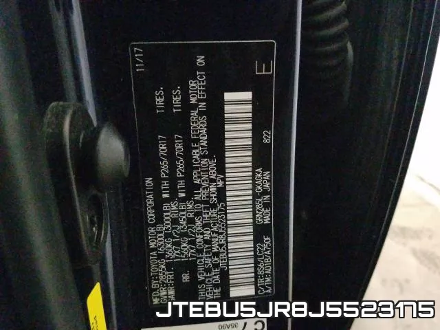JTEBU5JR8J5523175 фото 2