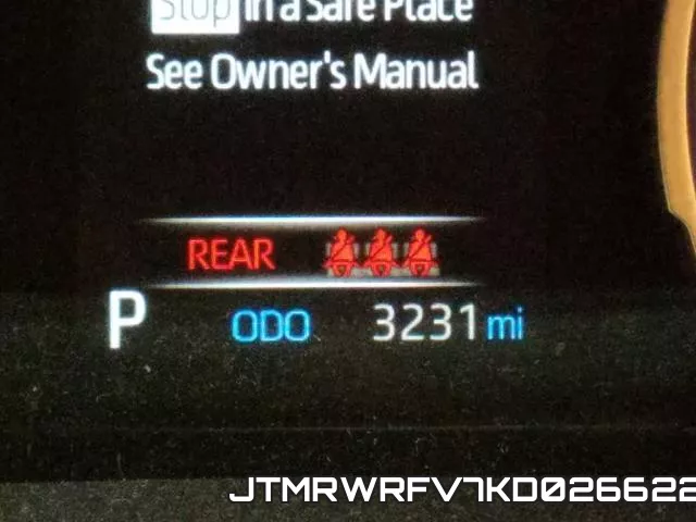JTMRWRFV7KD026622 фото 9