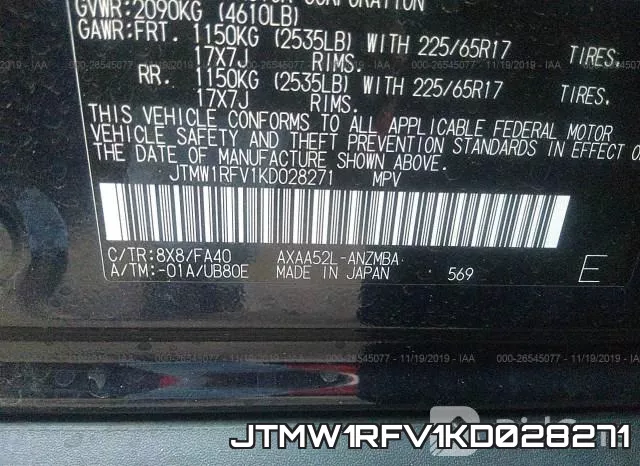 JTMW1RFV1KD028271 фото 10