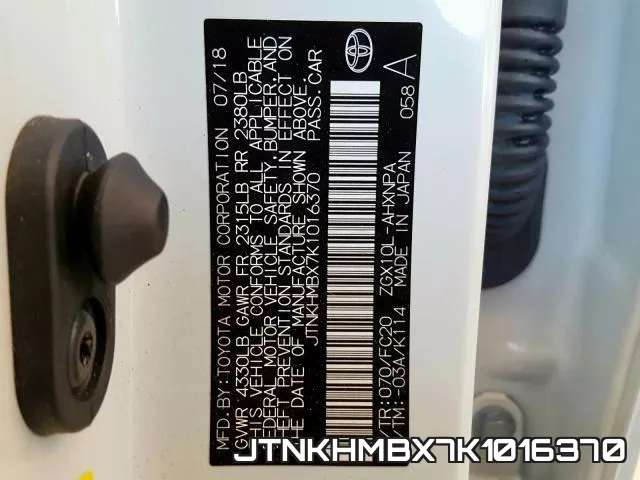 JTNKHMBX7K1016370 фото 2
