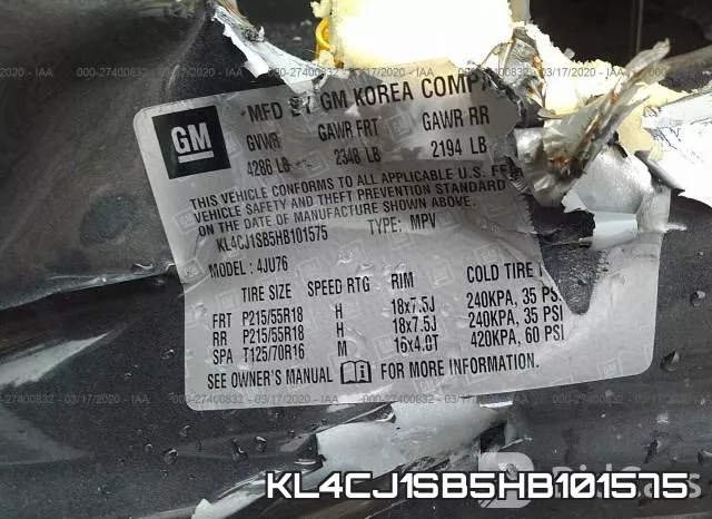 KL4CJ1SB5HB101575 фото 10