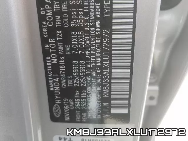 KM8J33ALXLU172972 фото 2