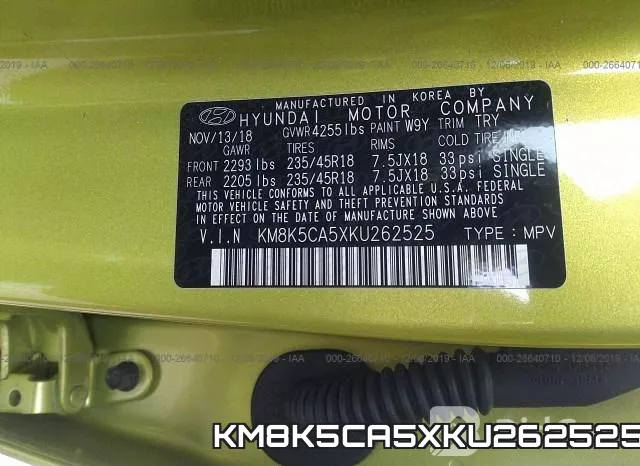 KM8K5CA5XKU262525 фото 10