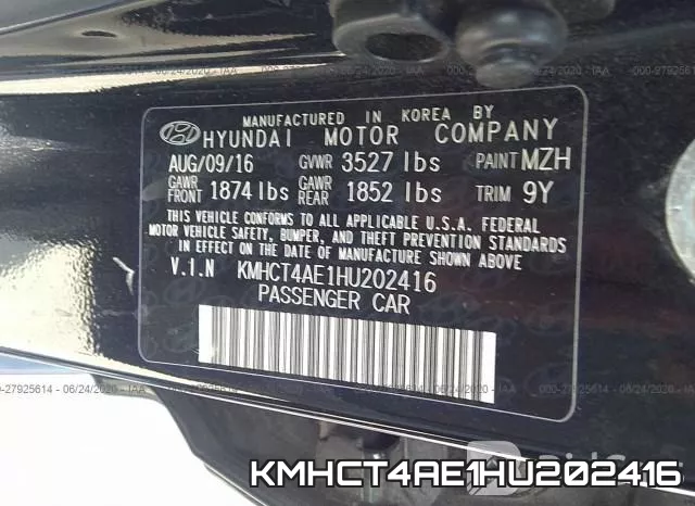KMHCT4AE1HU202416 фото 10