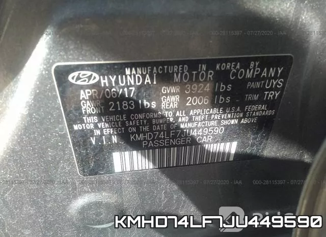 KMHD74LF7JU449590 фото 10