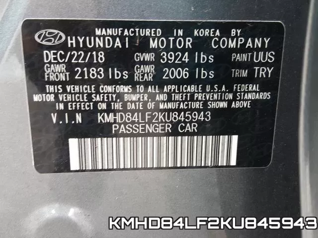 KMHD84LF2KU845943 фото 2