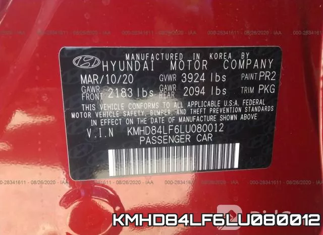 KMHD84LF6LU080012 фото 10