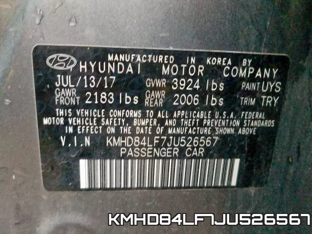 KMHD84LF7JU526567 фото 2
