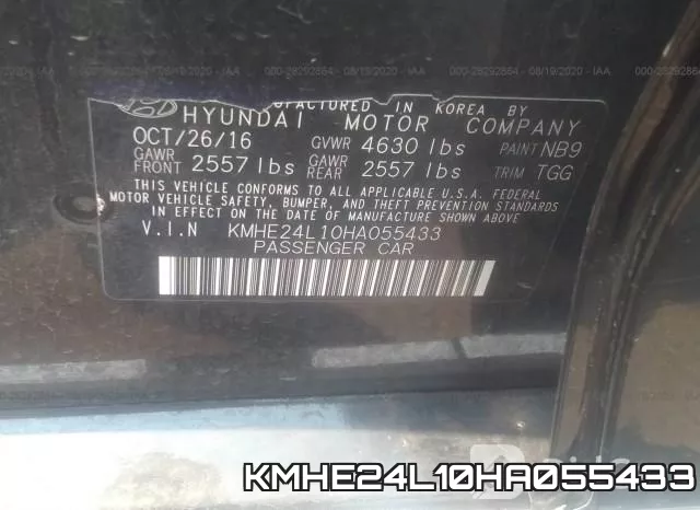 KMHE24L10HA055433 фото 10