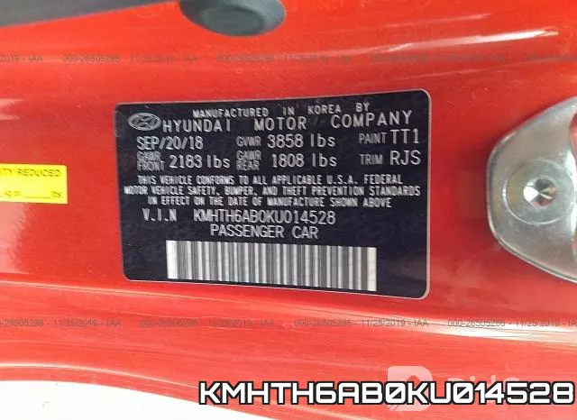 KMHTH6AB0KU014528 фото 10