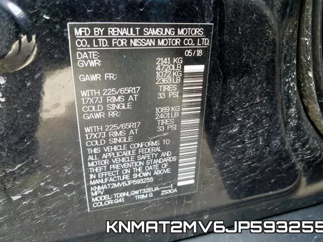 KNMAT2MV6JP593255 фото 2