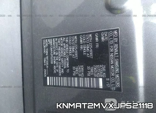 KNMAT2MVXJP521118 фото 10