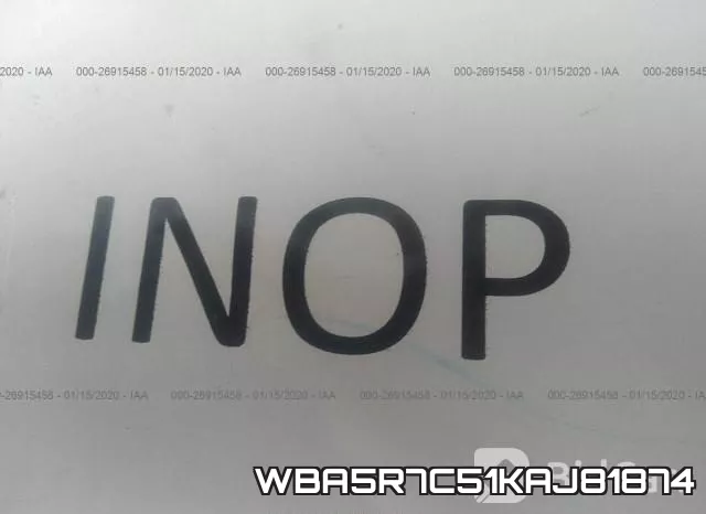 WBA5R7C51KAJ81874 фото 8