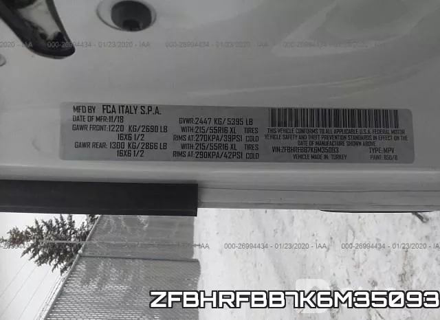 ZFBHRFBB7K6M35093 фото 10