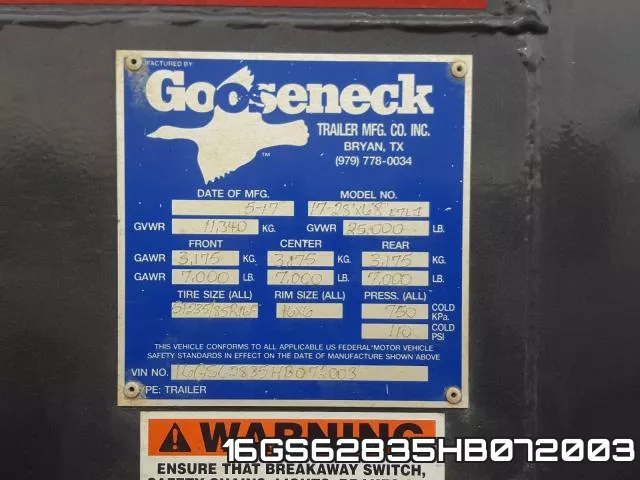 16GS62835HB072003 фото 2