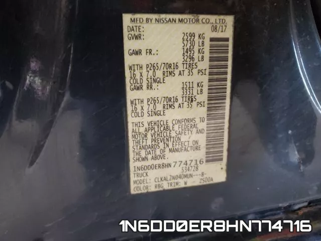 1N6DD0ER8HN774716 фото 2