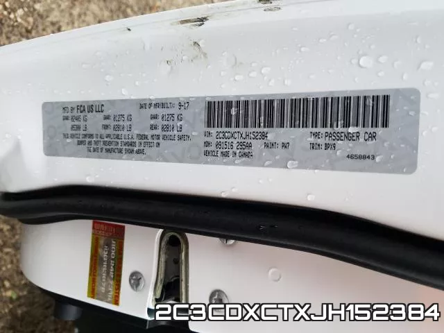 2C3CDXCTXJH152384 фото 2