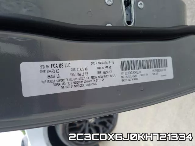 2C3CDXGJ0KH721334 фото 2