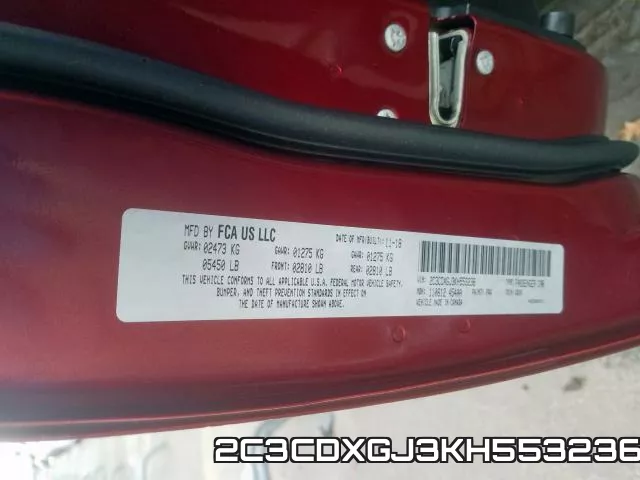 2C3CDXGJ3KH553236 фото 2