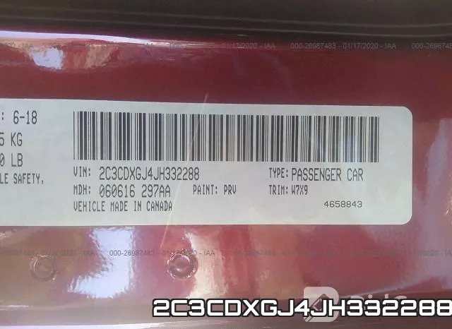 2C3CDXGJ4JH332288 фото 10