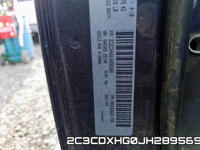 2C3CDXHG0JH289569 фото 2