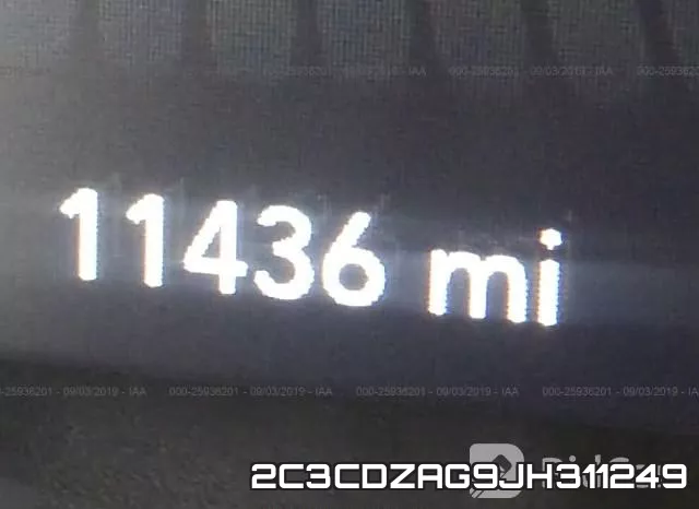 2C3CDZAG9JH311249 фото 8