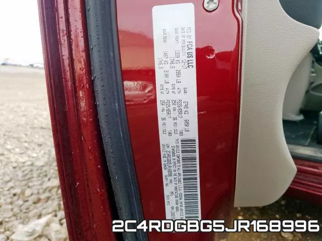 2C4RDGBG5JR168996 фото 2