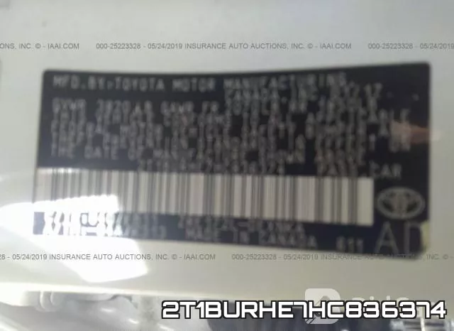 2T1BURHE7HC836374 фото 10