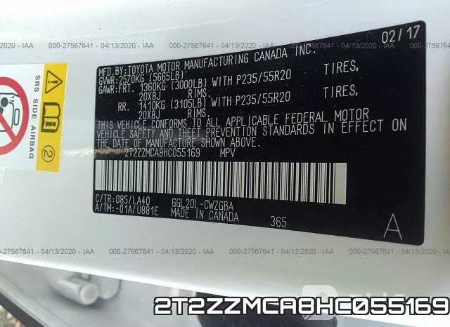 2T2ZZMCA8HC055169 фото 10