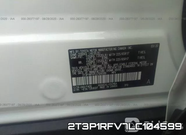 2T3P1RFV7LC104599 фото 10