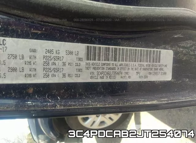 3C4PDCAB2JT254074 фото 10