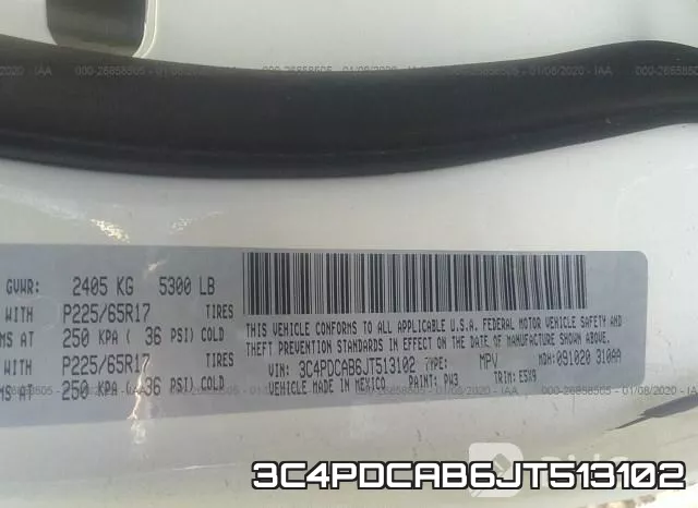 3C4PDCAB6JT513102 фото 10