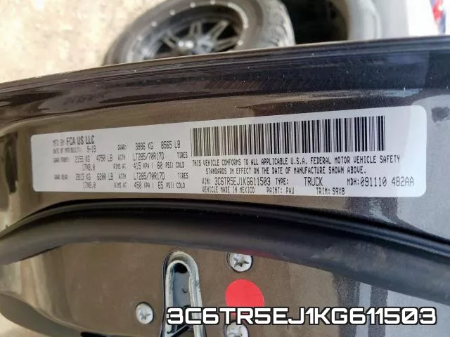 3C6TR5EJ1KG611503 фото 2