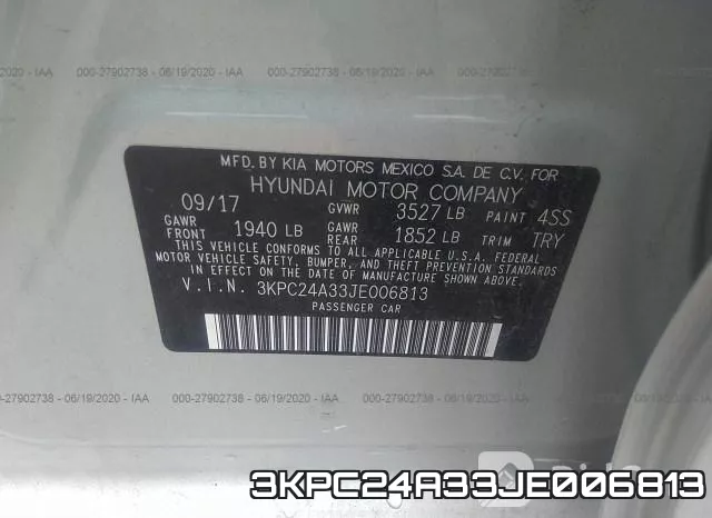 3KPC24A33JE006813 фото 10