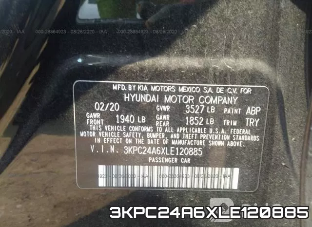 3KPC24A6XLE120885 фото 10