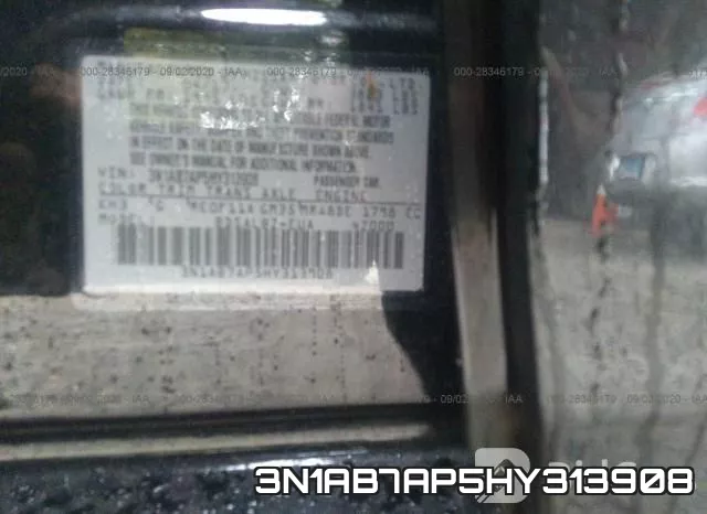 3N1AB7AP5HY313908 фото 10
