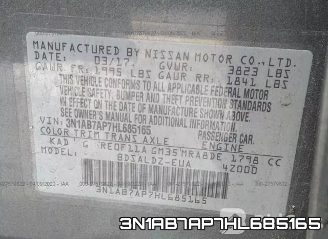3N1AB7AP7HL685165 фото 10