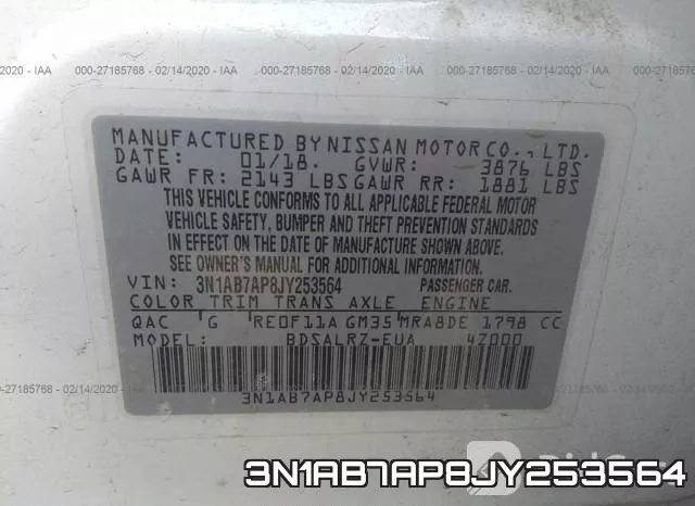 3N1AB7AP8JY253564 фото 10