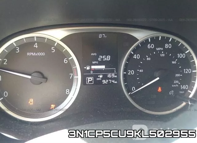 3N1CP5CU9KL502955 фото 8