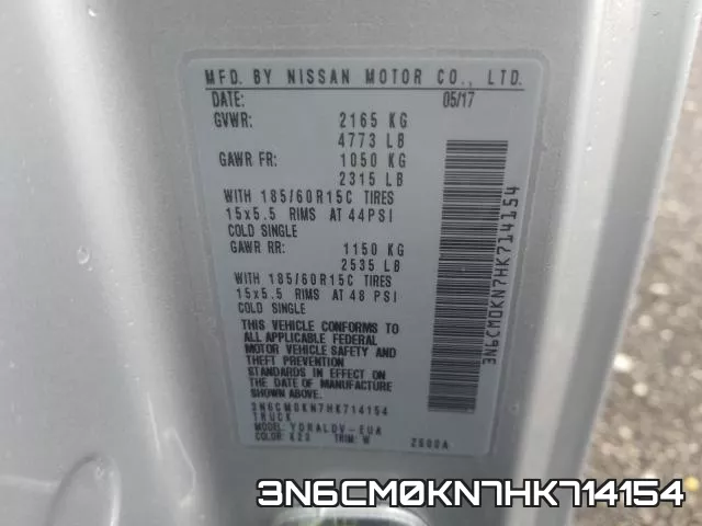 3N6CM0KN7HK714154 фото 2