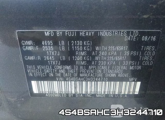 4S4BSAHC3H3244710 фото 10