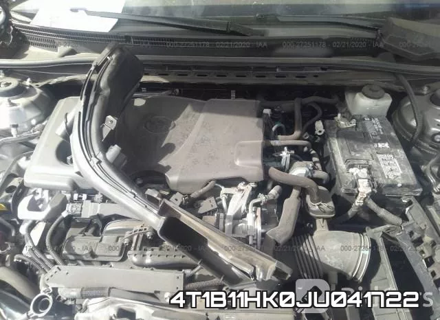 4T1B11HK0JU041722 фото 2