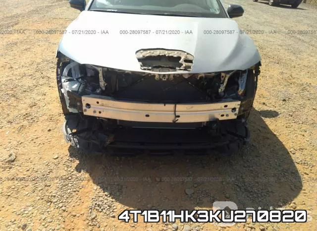 4T1B11HK3KU270820 фото 7