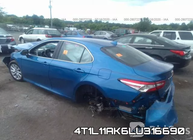 4T1L11AK6LU316690 фото 4
